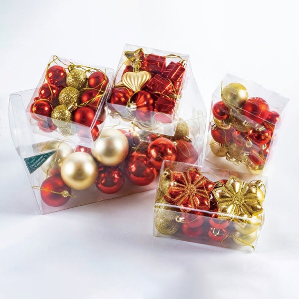 アルファ オーナメントセット レッド／ゴールド TE5-7121RG 1セット（ご注文単位1セット）【直送品】