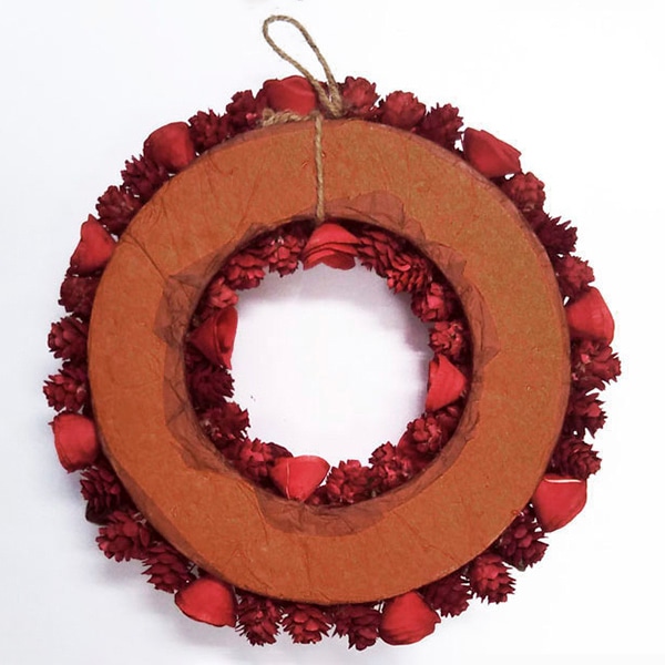 アルファ レッドナチュラルリース TA5-3158 1個（ご注文単位1個）【直送品】