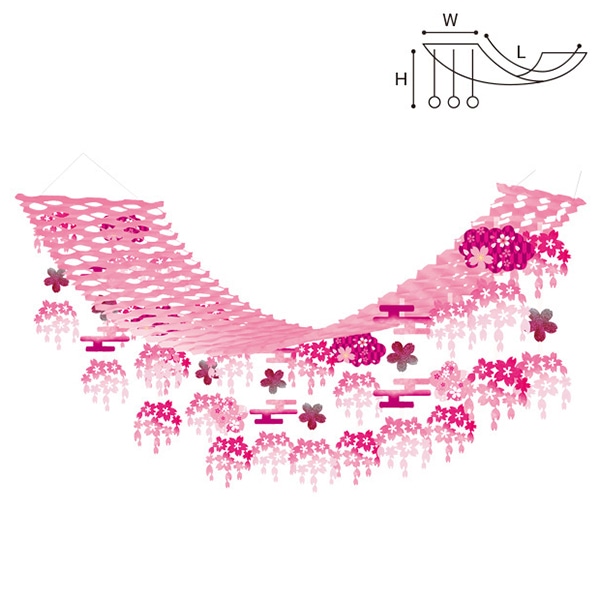 アルファ あけぼの桜プリーツハンガー TA1-1190 1個（ご注文単位1個）【直送品】