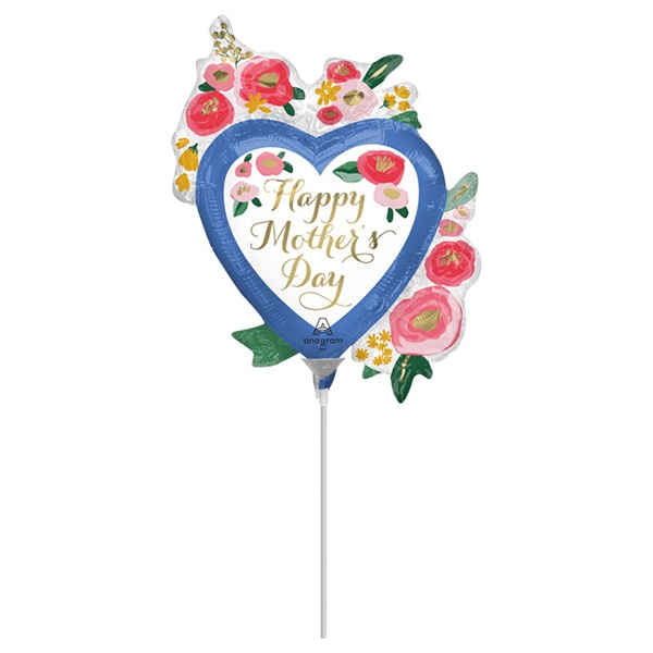 アルファ ポップバルーン HMDプリンテッドフラワーズハート XS1-0042 1セット（ご注文単位1セット）【直送品】