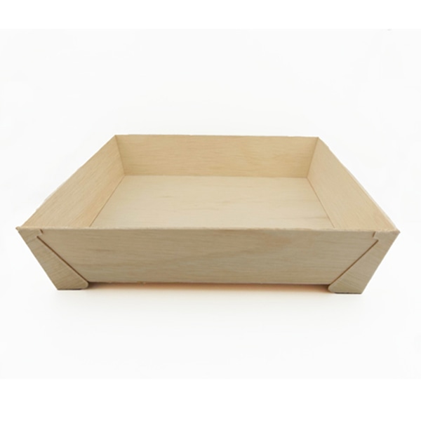 スドウ 折箱 エコオリ 正方形 本体 FA-440B 196025 150個/箱(ご注文単位1箱)【直送品】