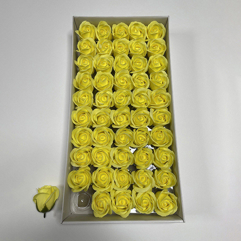 マッセ ソープフラワーヘッド ローズ M マルチ 50輪入 F-254 1箱(ご注文単位1箱)【直送品】