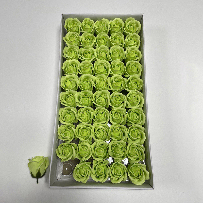 マッセ ソープフラワーヘッド ローズ M マルチ 50輪入 F-255 1箱(ご注文単位1箱)【直送品】