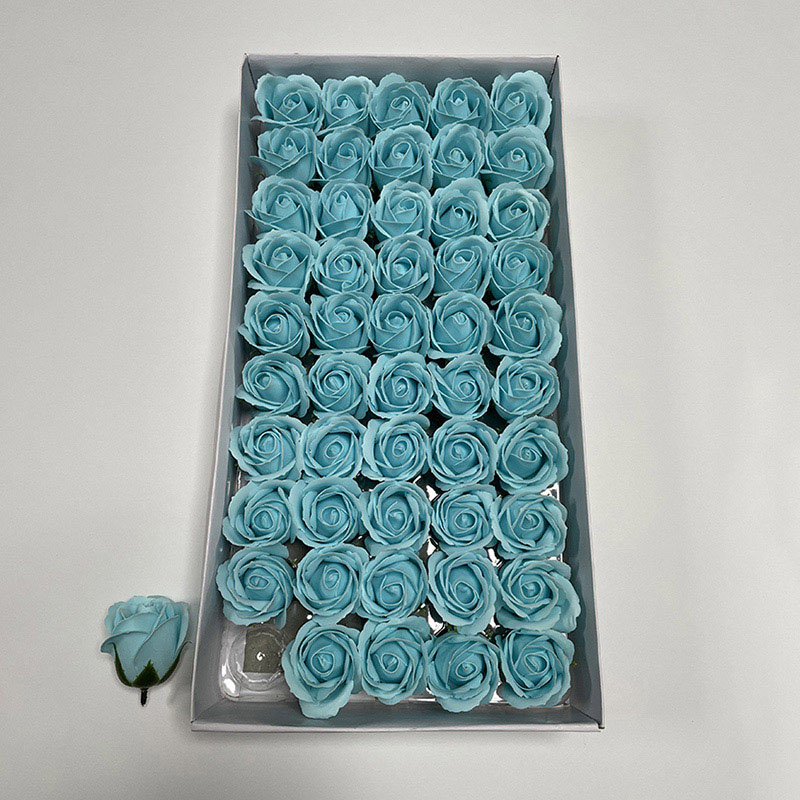 マッセ ソープフラワーヘッド ローズ M マルチ 50輪入 F-257 1箱(ご注文単位1箱)【直送品】