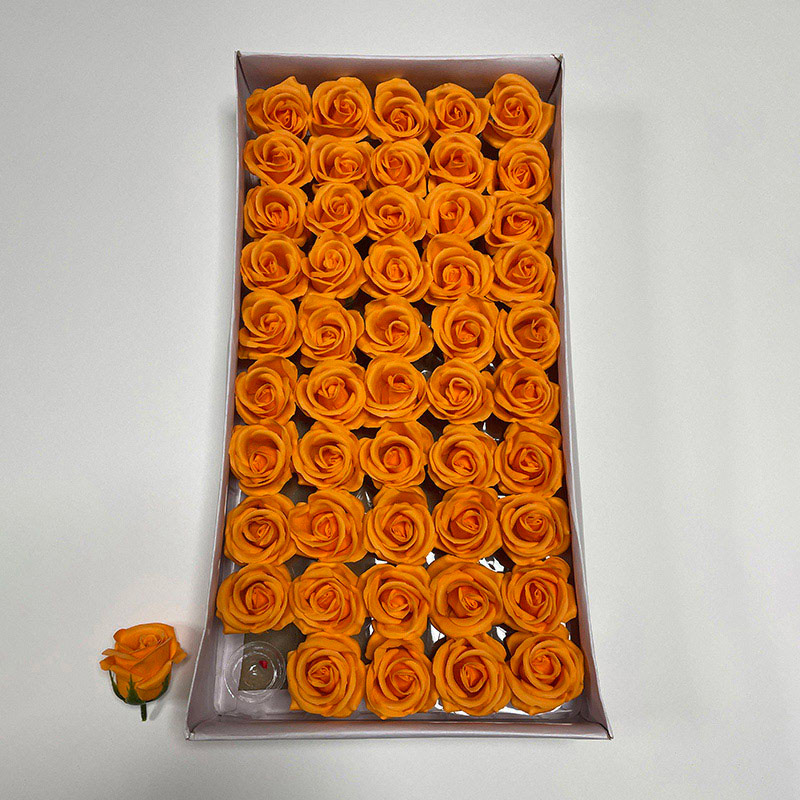 マッセ ソープフラワーヘッド ローズ M マルチ 50輪入 F-259 1箱(ご注文単位1箱)【直送品】