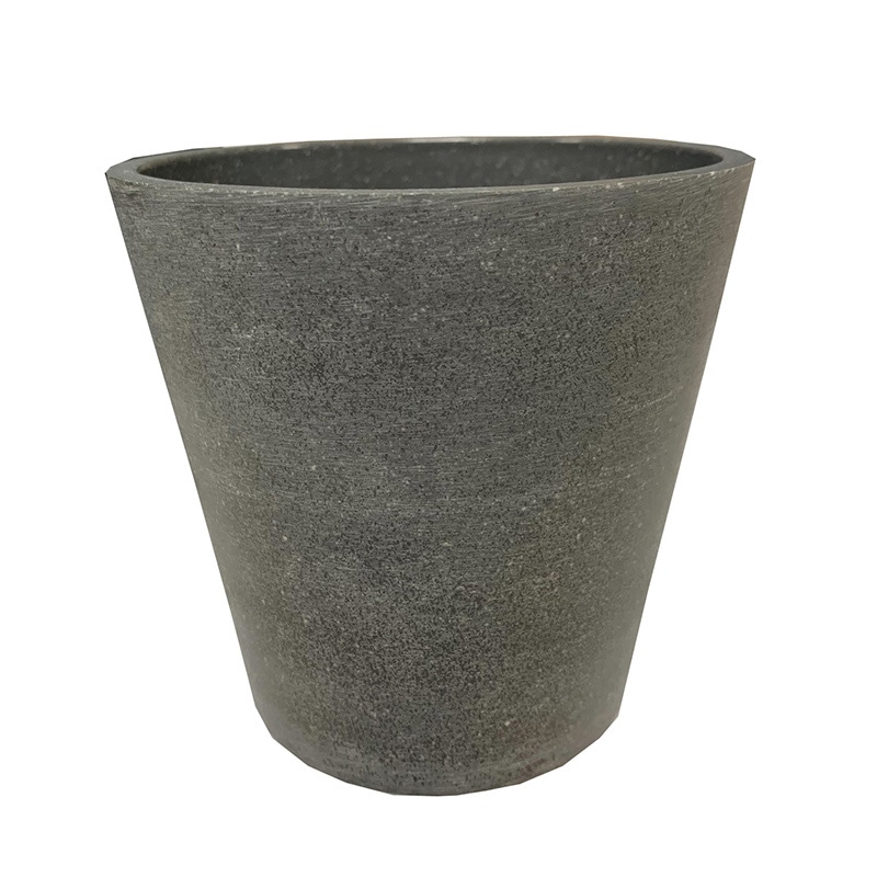 マッセ エコチップフラワーポット M　グレー C-327 1個（ご注文単位5個）【直送品】