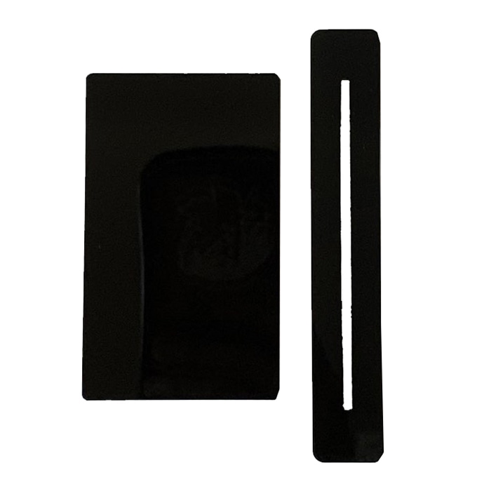 マッセ アクリルプライスプレートカード 台座セット K-375 1セット(ご注文単位1セット)【直送品】