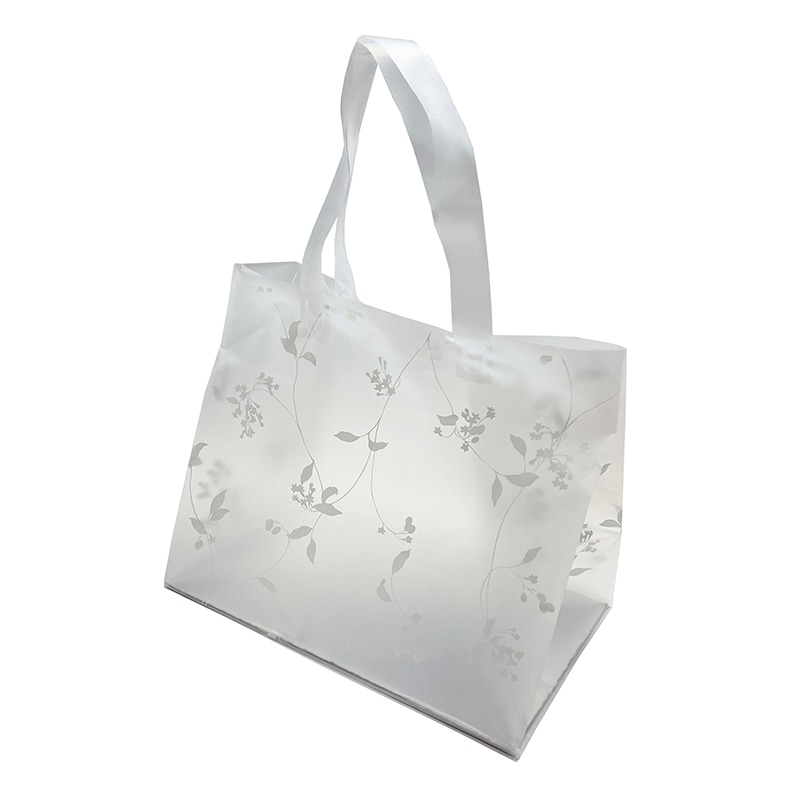 マッセ 手提げポリ袋　アレンジバッグ M　底板付 R-119 1束（ご注文単位1束）【直送品】