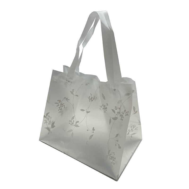 マッセ 手提げポリ袋　アレンジバッグ L　底板付 R-120 1束（ご注文単位1束）【直送品】