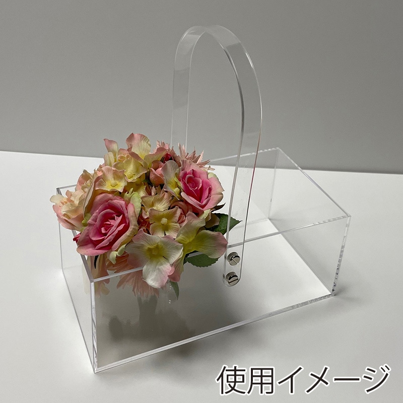 マッセ アクリルディスプレイ レクタングル K-410 1個(ご注文単位1個)【直送品】