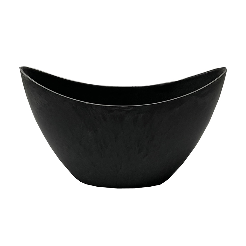 マッセ お正月プラ花器 ブラック N-445 1個（ご注文単位12個）【直送品】