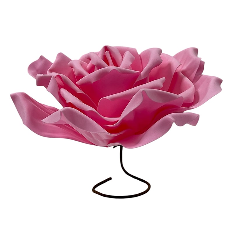 マッセ ウレタンフラワー ローズ ピンク M P－322 1個（ご注文単位1個）【直送品】