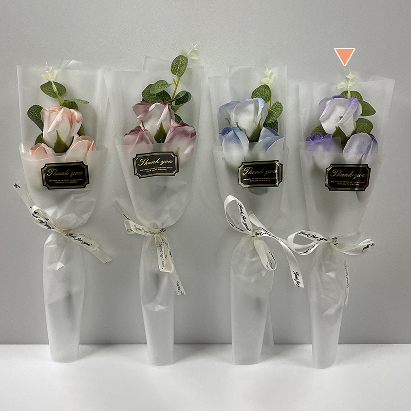 マッセ トライアングルソープブーケ パープル F－32 1個（ご注文単位5個）【直送品】