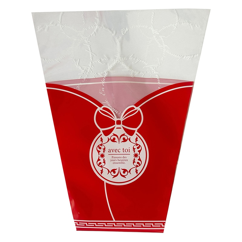 マッセ OPマルチポットカバー レッド O－123 1束（ご注文単位1束）【直送品】