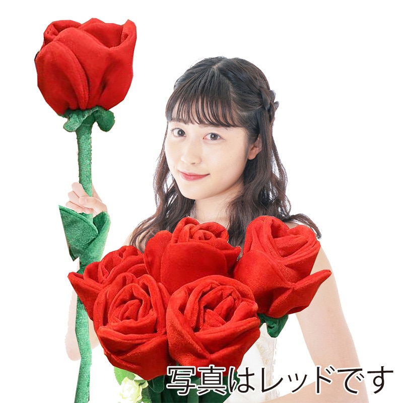 マッセ ベルベットフラワー ローズ XOサイズ パッションピンク P-344 1本(ご注文単位1本)【直送品】