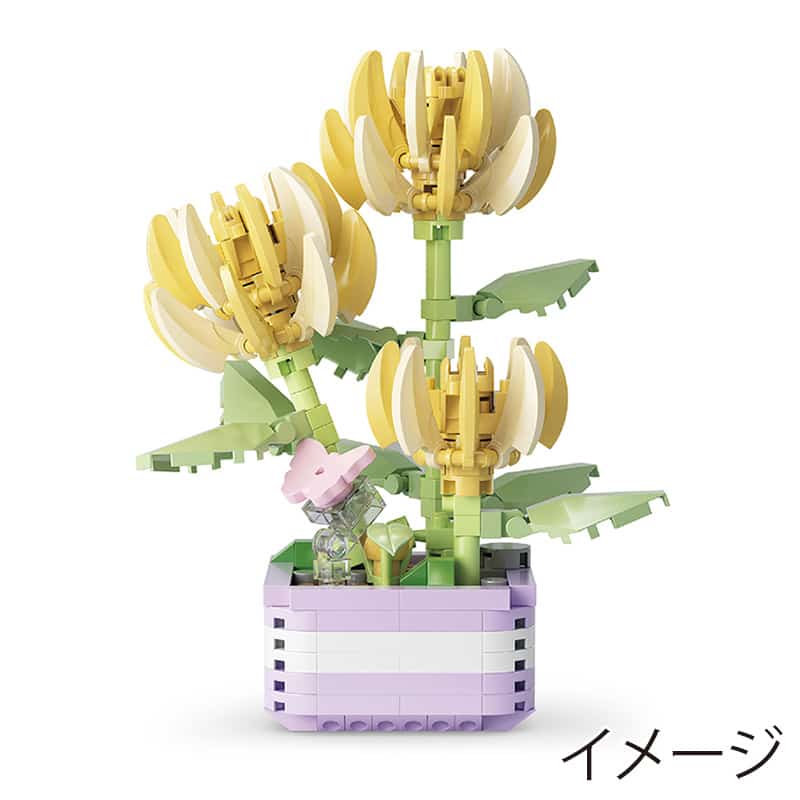 マッセ フラワーポットブロック 菊 K-427 1個（ご注文単位1個）【直送品】