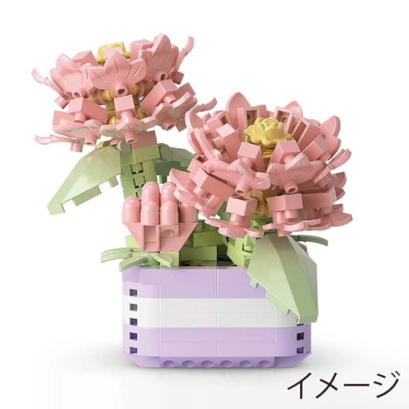 マッセ フラワーポットブロック ぼたん K-428 1個（ご注文単位1個）【直送品】