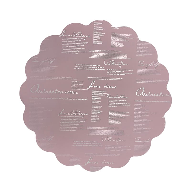 マッセ エールフラワーシート No.2 ピンク 455502 1束（ご注文単位1束）【直送品】