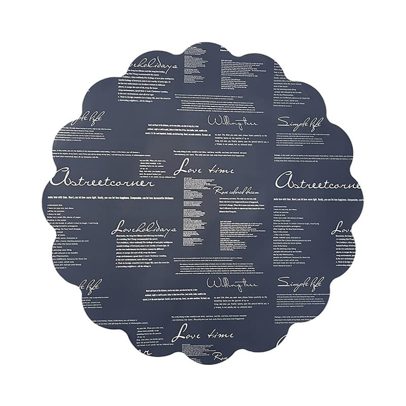 マッセ エールフラワーシート No.5 アイスブルー 455505 1束（ご注文単位1束）【直送品】