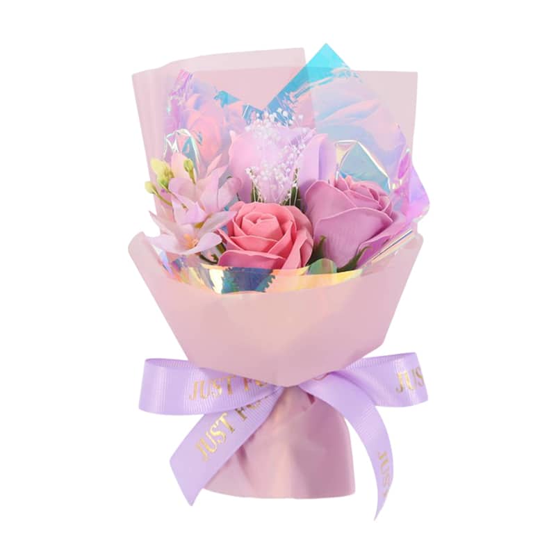 マッセ ミニブーケ ケース付 パープル F-324 1個（ご注文単位1個）【直送品】