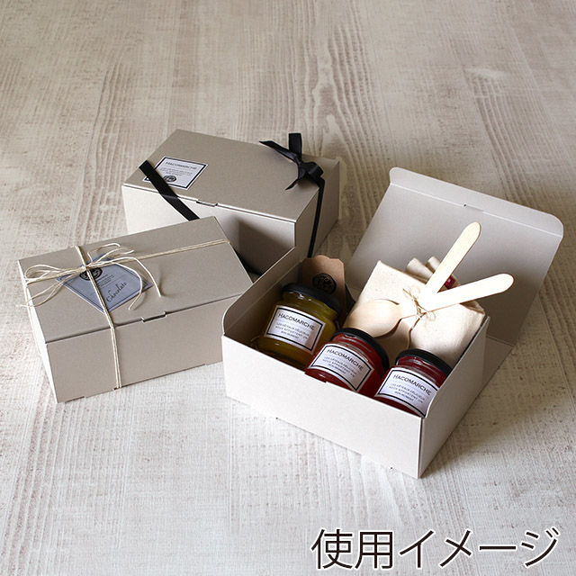 サガシキ ギフトボックス ミストグレー 50枚入 GFT005AA_S_100 50枚/束(ご注文単位2束)【直送品】