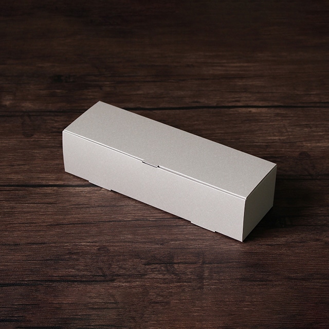 サガシキ ケーキ箱 パウンドケーキ ミストグレー 50枚入 PUD008AA_S_200 50枚/束(ご注文単位4束)【直送品】