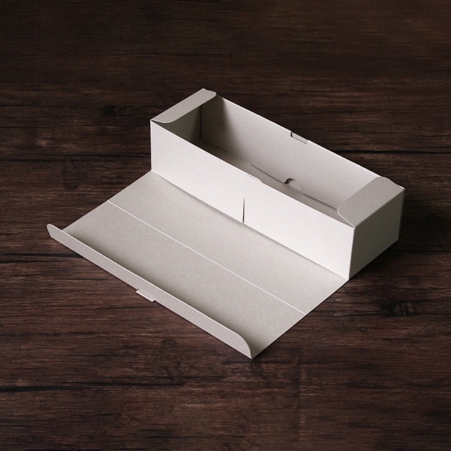 サガシキ ケーキ箱 パウンドケーキ ミストグレー 50枚入 PUD008AA_S_200 50枚/束(ご注文単位4束)【直送品】