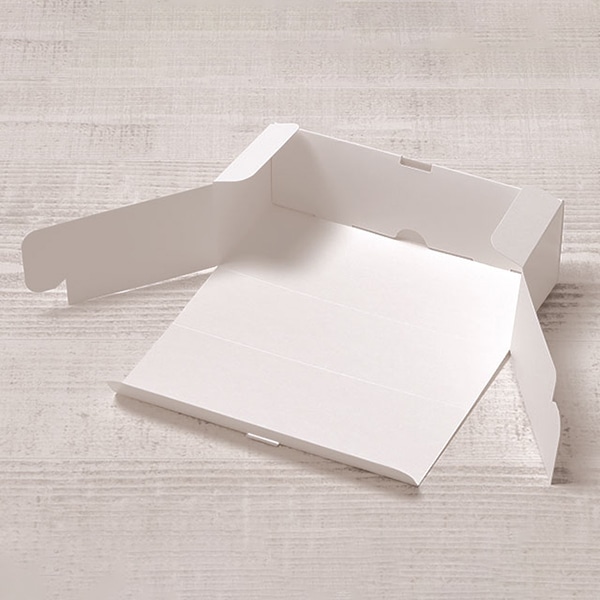 サガシキ nwパウンドケーキ箱 S ホワイト 50枚入 NWP003AA_S_100 50枚/束(ご注文単位2束)【直送品】