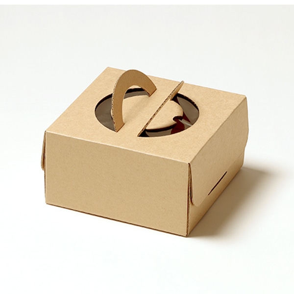 サガシキ エコクラフト デコ箱 4号 H80 25枚入 ECL007AA_S_100 25枚/束(ご注文単位4束)【直送品】