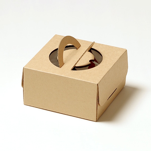 サガシキ エコクラフト デコ箱 4号 H80 25枚入 ECL007AA_S_300 25枚/束(ご注文単位12束)【直送品】