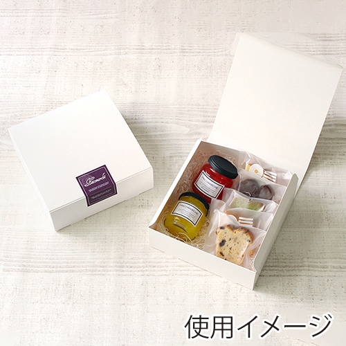 サガシキ ケーキ箱 nwホワイト 5号 H65 300枚入 NWU001AA_S_300 300枚/束(ご注文単位1束)【直送品】