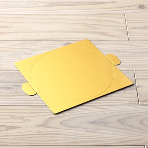 サガシキ 紙トレー　5号サイズ　ゴールド 50枚入 TRY002AA_S_500 50枚/束（ご注文単位10束）【直送品】