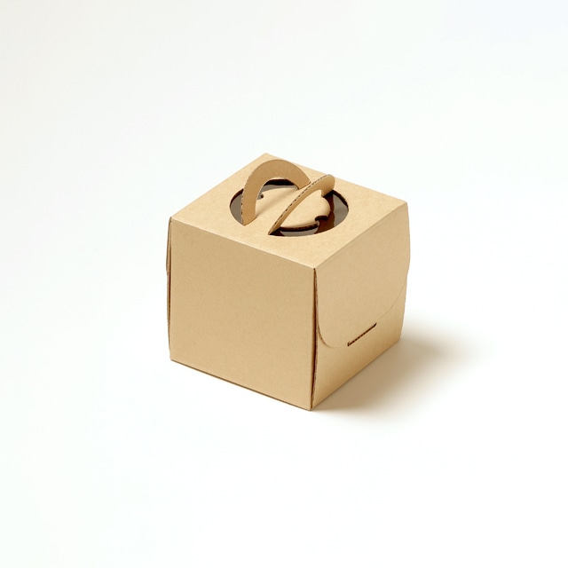 サガシキ ケーキ箱 エコクラフトデコ箱 3号 H110 50枚入 ECL010AA_S_50 50枚/束(ご注文単位1束)【直送品】