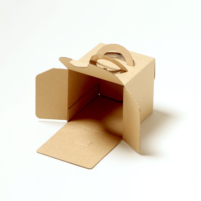 サガシキ ケーキ箱 エコクラフトデコ箱 3号 H110 50枚入 ECL010AA_S_50 50枚/束(ご注文単位1束)【直送品】