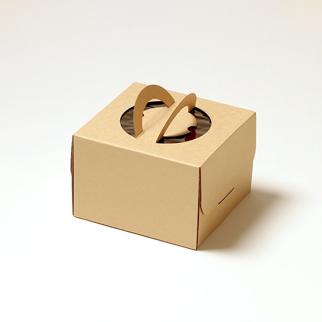 サガシキ ケーキ箱 エコクラフトデコ箱 5号 H130 50枚入 ECL001AA_S_50 50枚/束(ご注文単位1束)【直送品】