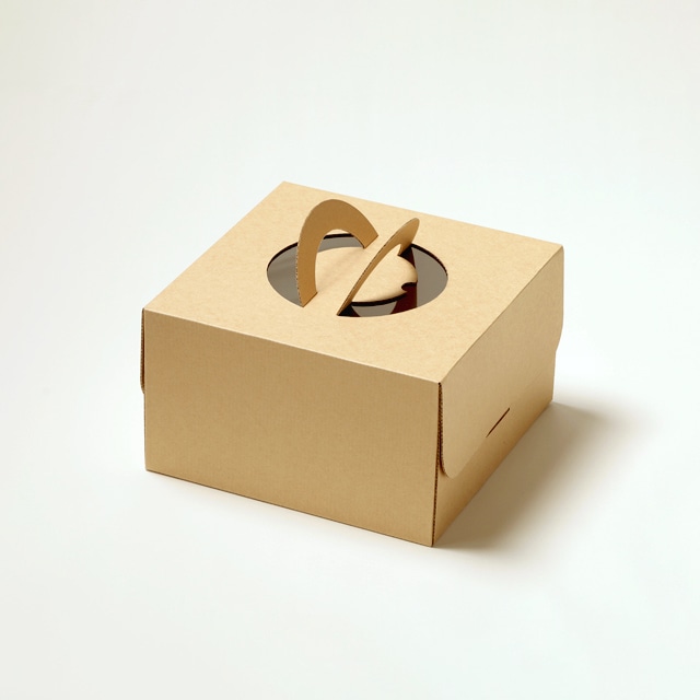 サガシキ ケーキ箱 エコクラフトデコ箱 7号 H150 50枚入 ECL011AA_S_50 50枚/束(ご注文単位1束)【直送品】