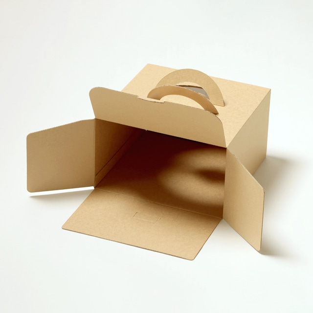 サガシキ ケーキ箱 エコクラフトデコ箱 7号 H150 50枚入 ECL011AA_S_50 50枚/束(ご注文単位1束)【直送品】