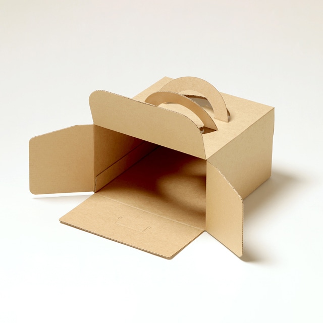 サガシキ ケーキ箱 エコクラフトデコ箱 5号 H113 50枚入 ECL003AA_S_50 50枚/束(ご注文単位1束)【直送品】