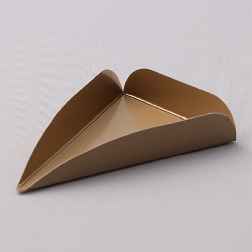 サガシキ カットケーキトレー トルテ10カット ゴールド CP-151 100枚入 TRY026AA_S_100 100枚/束(ご注文単位1束)【直送品】