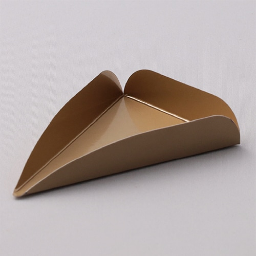 サガシキ カットケーキトレー　トルテ10カット　ゴールド CP-151　100枚入 TRY026AA_S_500 100枚/束（ご注文単位5束）【直送品】