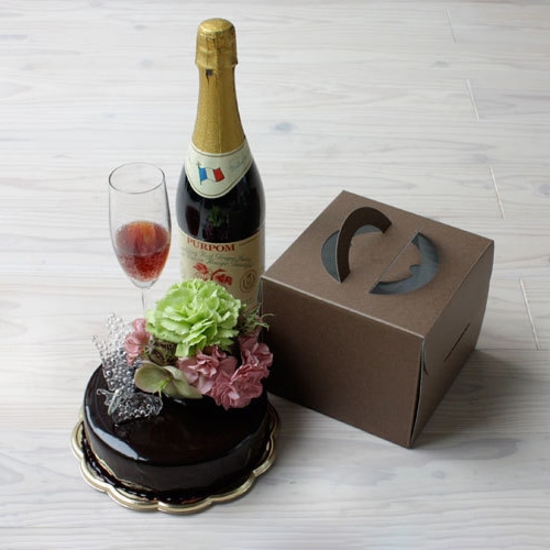 サガシキ Criollo-Bitter デコ箱 4号 H130 25枚入 CRO003AA_S_50 25枚/束(ご注文単位2束)【直送品】