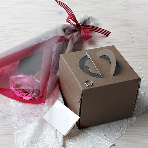 サガシキ Criollo-Bitter デコ箱 4号 H130 25枚入 CRO003AA_S_50 25枚/束(ご注文単位2束)【直送品】