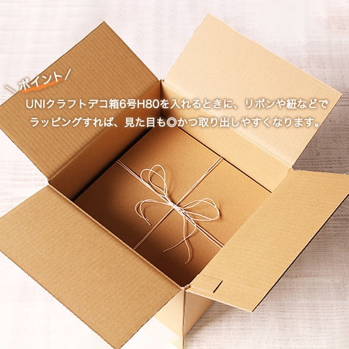 サガシキ デコ箱6号用宅配ダンボール BF 20枚入 HCB018AA_S_40 20枚/束(ご注文単位2束)【直送品】