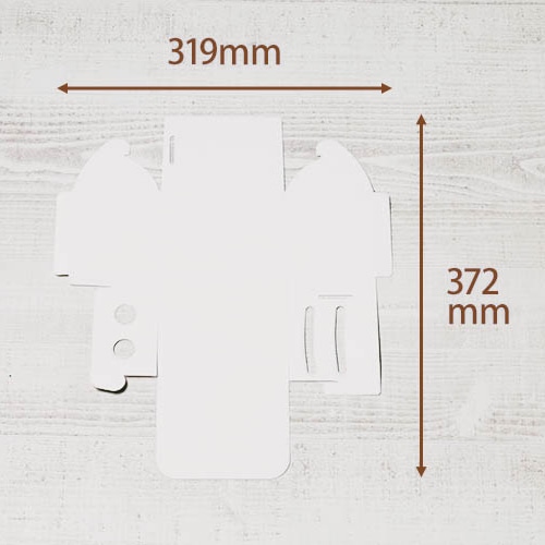サガシキ nwカットケーキ箱 N式 0.5号 SSS H85 NWC006AA_S_300 100枚/束(ご注文単位3束)【直送品】