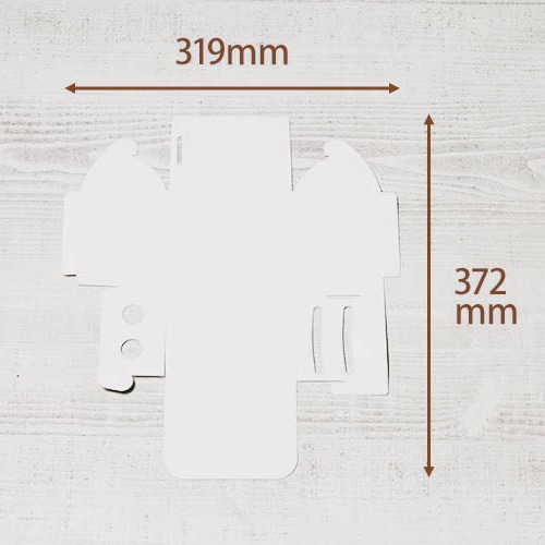 サガシキ nwカットケーキ箱 N式 0.5号 SSS H85 NWC006AA_S_500 100枚/束(ご注文単位5束)【直送品】
