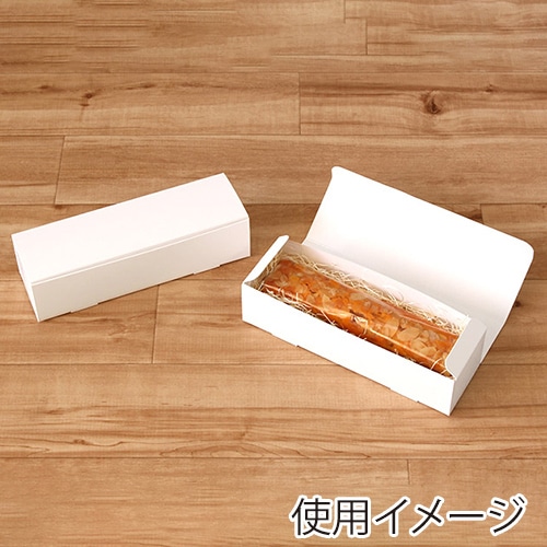 サガシキ nwパウンドケーキ箱 ホワイト 50枚入 NWP001AA_S_300 50枚/束(ご注文単位6束)【直送品】