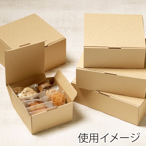サガシキ UNIエコクラフト　デコ箱 5号　H80　25枚入 UEC008AA_S_50 25枚/束（ご注文単位2束）【直送品】