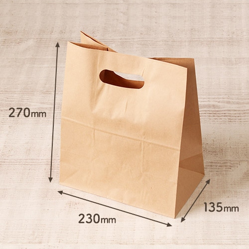 サガシキ 手提げ紙袋 イーグリップ クラフト LL 100枚入 PAB031AA_S_100 100枚/束(ご注文単位1束)【直送品】