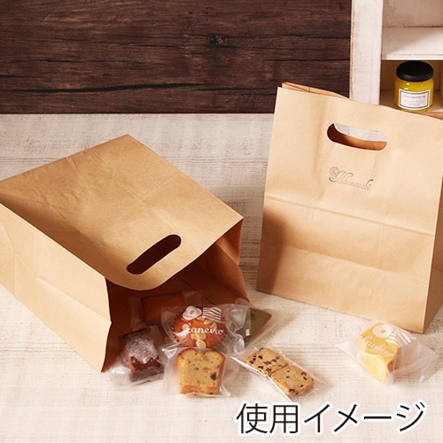 サガシキ 手提げ紙袋 イーグリップ クラフト LL 100枚入 PAB031AA_S_100 100枚/束(ご注文単位1束)【直送品】