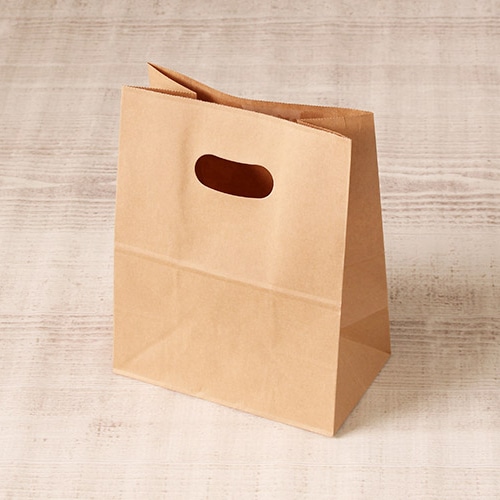 サガシキ 手提げ紙袋 イーグリップ クラフト M 100枚入 PAB030AA_S_1000 100枚/束(ご注文単位10束)【直送品】